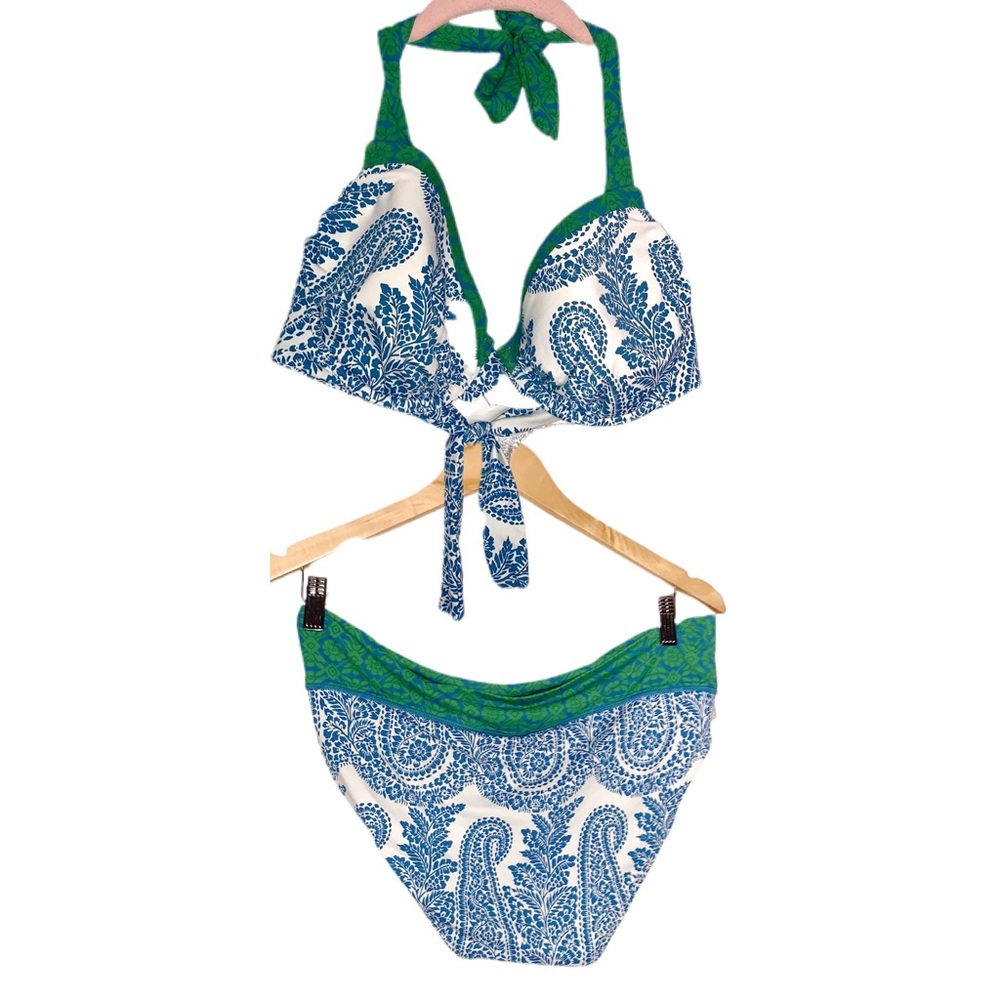 TOMMY BAHAMA | Sailor Blue Print Bandana Bikini - Picture 1 of 15